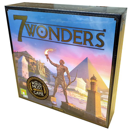 7 Wonders (V2 Nordic) peli edullisesti HyväPeli.fi:stä. Hinta: 35,90 €. Tuoteryhmät: Lautapelit ja seurapelit, Korttipelit