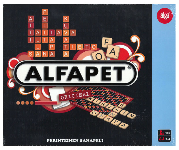 Alga Alfapet Original peli edullisesti HyväPeli.fi:stä. Hinta: 23,90 €. Tuoteryhmä: Lautapelit ja seurapelit.