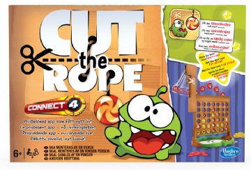 Hasbro Connect 4 Cut The Rope peli edullisesti HyväPeli.fi:stä. Hinta: 15,90 €. Tuoteryhmä: Lautapelit ja seurapelit.