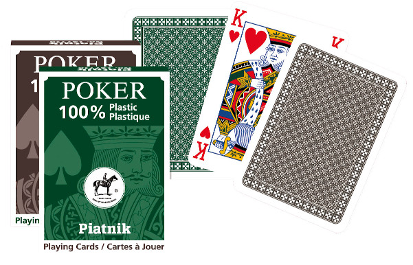 Muoviset Poker pelikortit