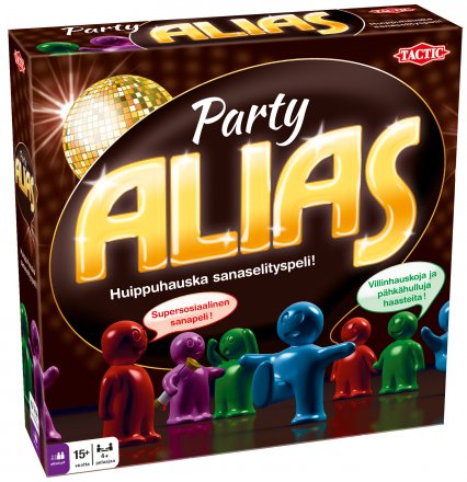 Tactic Party Alias peli edullisesti HyväPeli.fi:stä. Hinta: 21,90 €. Tuoteryhmät: Lautapelit ja seurapelit, Partypelit