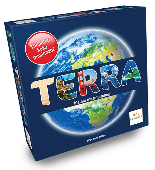 Terra tietopeli (2. laitos) peli edullisesti HyväPeli.fi:stä. Hinta: 33,90 €. Tuoteryhmät: Lautapelit ja seurapelit, Tietopelit, Opettavat pelit